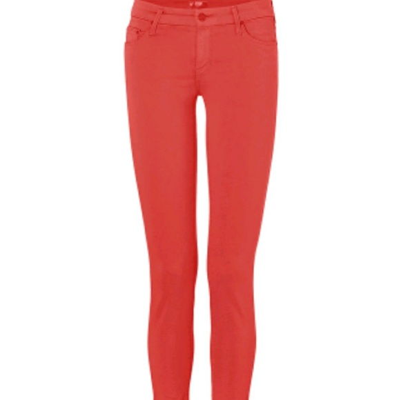 MOTHER Denim - Red Mother The LookerJeans